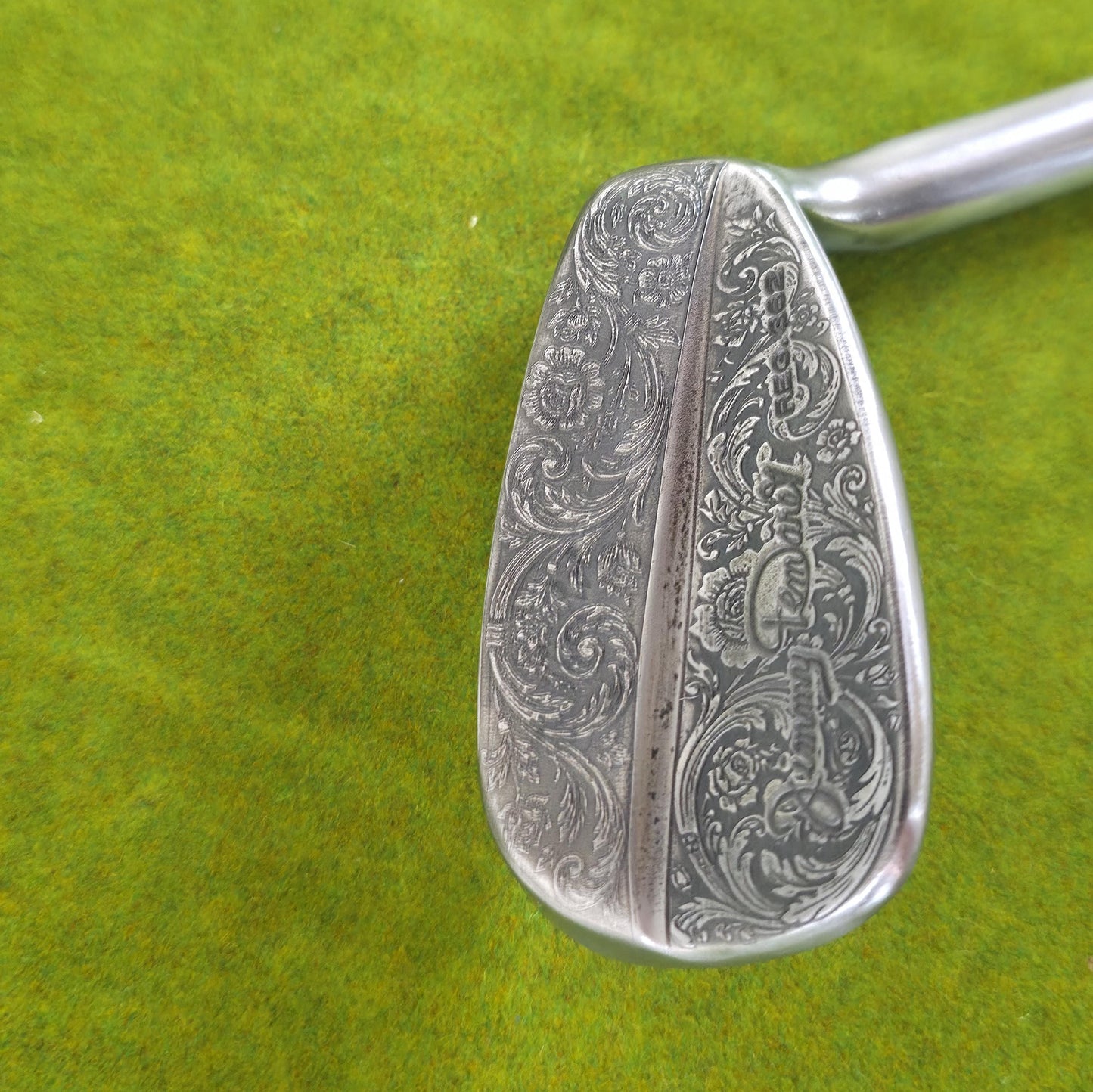 Vintage Custom Engraved MacGregor Tommy Armour Wedge Club Head Floral Art Golf Gift