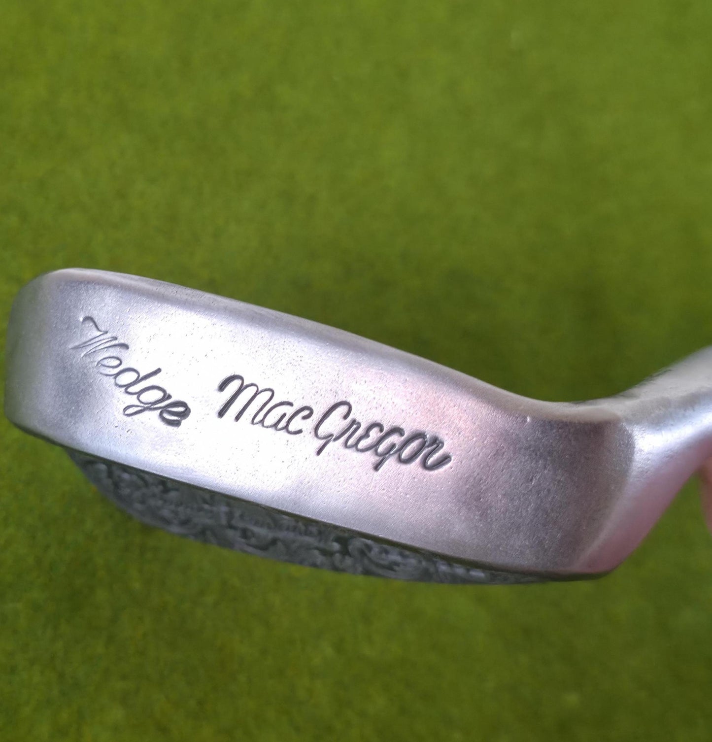 Vintage Custom Engraved MacGregor Tommy Armour Wedge Club Head Floral Art Golf Gift