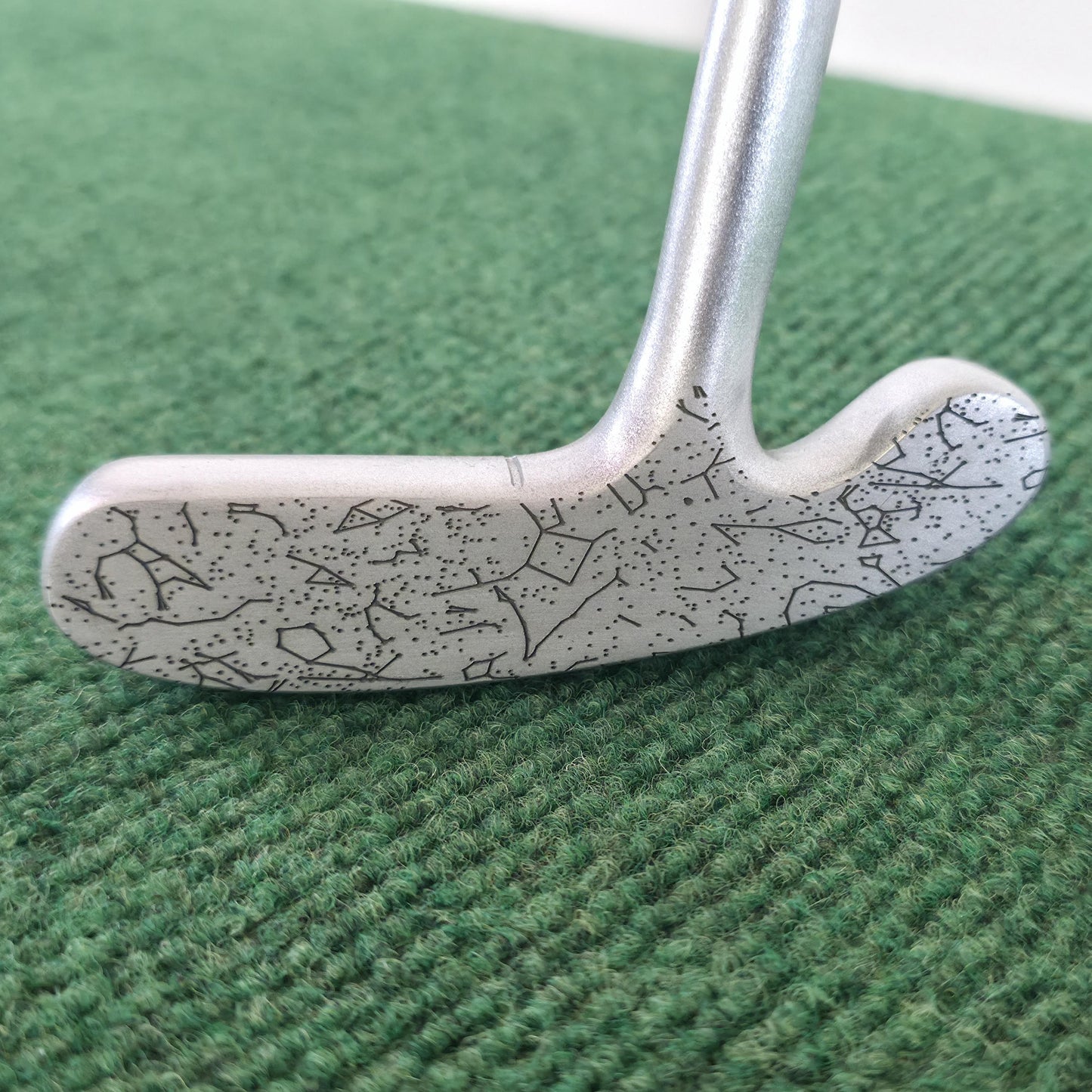 Celestial Wolf Custom Engraved Golf Putter – Constellation Night Sky Blade