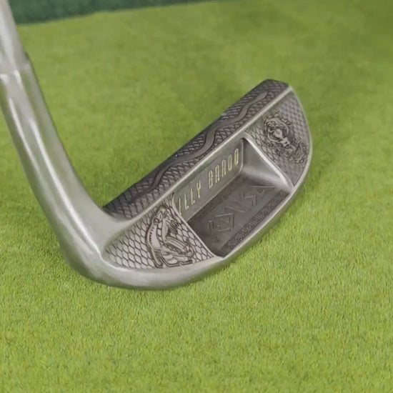Medusa Engraved Ray Cook Putter – Billy Baroo Mythology Golf Collectible
