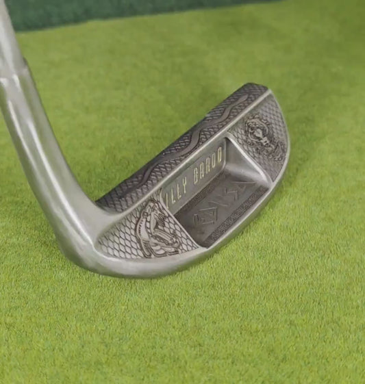 Medusa Engraved Ray Cook Putter – Billy Baroo Mythology Golf Collectible