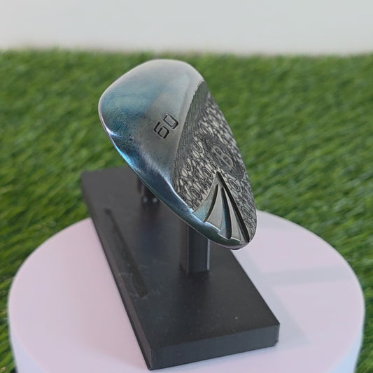 Custom Laser Engraved Bitcoin 60 Degree Golf Wedge Crypto Blockchain Design
