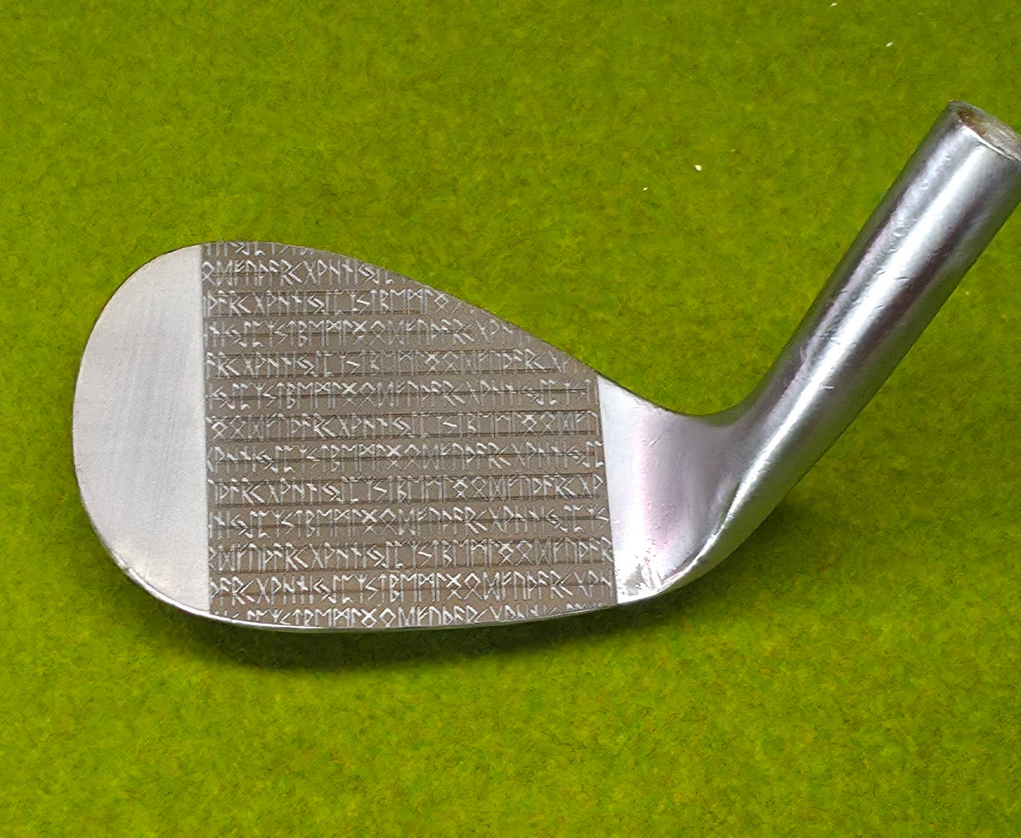 Viking Rune Wedge; Custom Engraved Golf Club