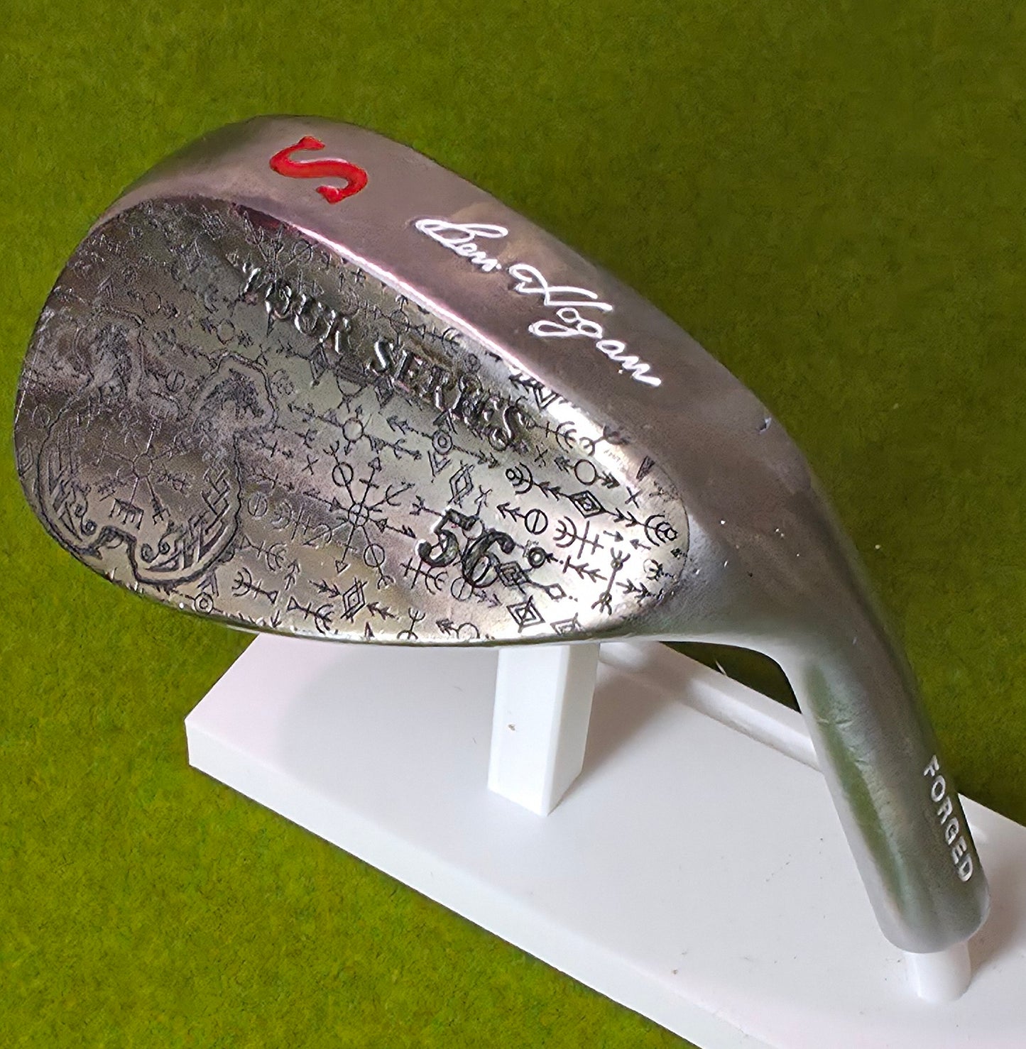 Viking Rune Wedge; Custom Engraved Golf Club